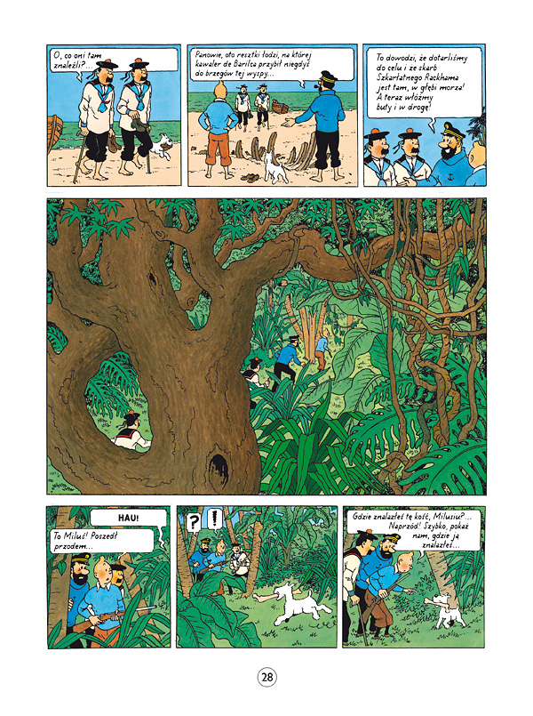 ["Przygody Tintina" tom 5: "Skarb Szkaratnego Rackhama. Siedem krysztaowych kul. witynia Soca"]